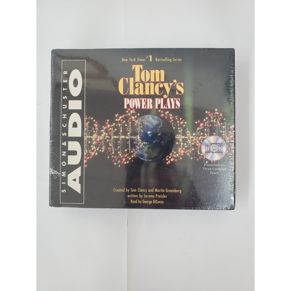 Tom Clancy's Power Plays Bio-Strike Audiobook 3 CD Set Simon & Schuster Sealed